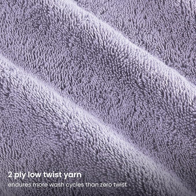 BIOWEAVES 100% Organic Cotton Bath Towel Set | 700 GSM Plush 6-Piece Premium - Image 4
