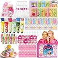Spa Party Supplies for Women, Hand Cream, Lip Balm, Under Eye Patches, Lip Mask by CHANGARLOAD