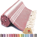 Bazaar Anatolia Turkish Beach Towel – 100% Cotton, Quick Dry, Sand Free Towel by BazaarAnatolia