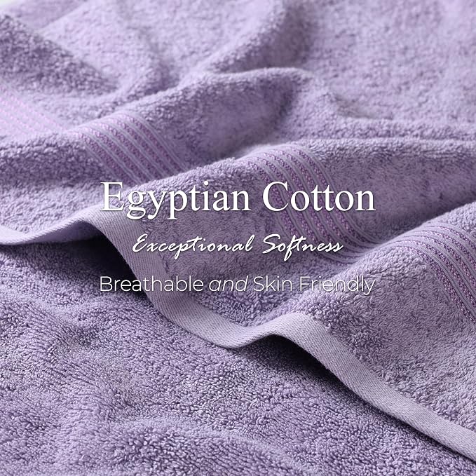 Superior Egyptian Cotton 9-Piece Towel Set, Guest Bath Decor Essentials - Image 7