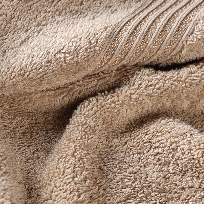 Superior Egyptian Cotton 12-Piece Towel Set, Guest Bath Decor Essentials - Image 6