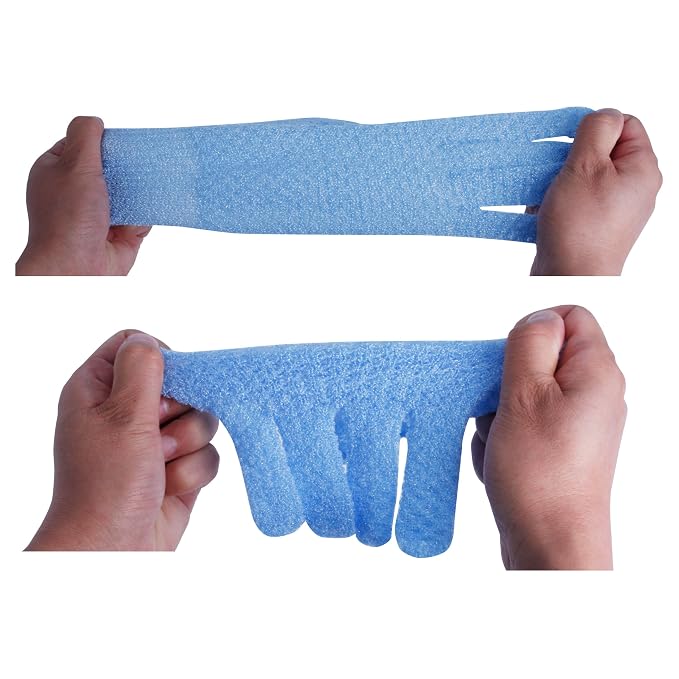 Evridwear Exfoliating Glove for Shower Men and Women, Dual Texture Bath Body - Image 3