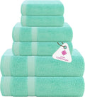 CASA COPENHAGEN Solitaire 6Pcs 100% Egyptian Cotton Large Designer Towels Gift by CASACOPENHAGEN