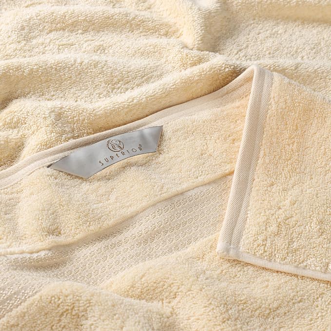 Superior Egyptian Cotton 12-Piece Towel Set, Guest Bath Decor Essentials - Image 5