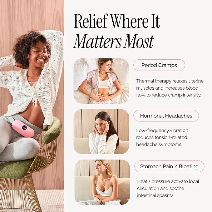 Menstrual Heating Pad for Period Cramps – Portable Heating Pad for Period - Image 2