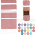 Beach Towel 100% Cotton Turkish Beach Towel Adult 38x70 Inch Pre-washed by NatureIsGift