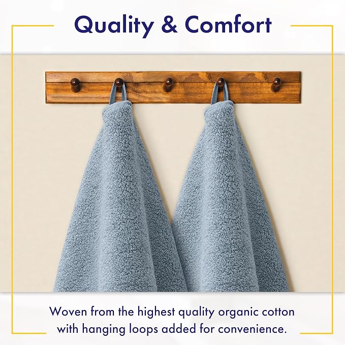 Alusa Home 100% Organic Luxury Bath Sheets - Image 4