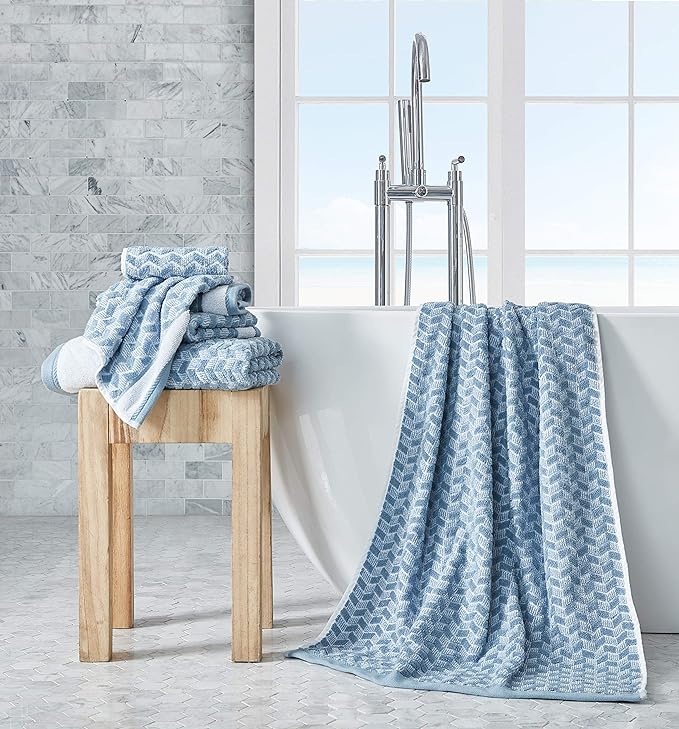 Nautica - Bath Towel Set, Cotton Bath, Hand & Washcloths, Absorbent & Quick-Dry - Image 3