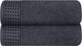 GLAMBURG 100% Cotton 2 Pack Oversized Bath Towel Set 28x55 Inches, Ultra Soft by GLAMBURG