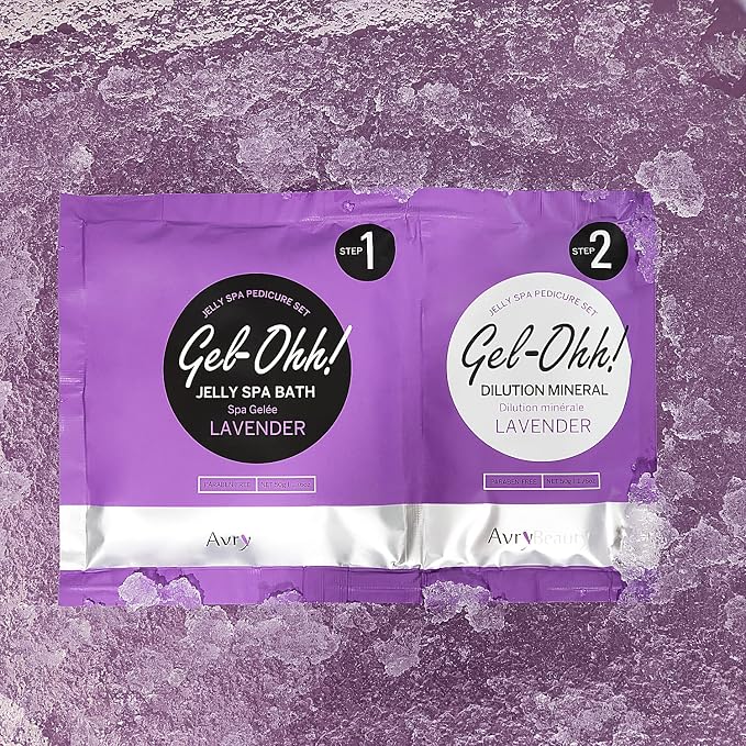 AVRYBEAUTY Gel-Ohh Jelly Spa Bath 3 Pack, Lavender Infused, Lavender Scented - Image 4