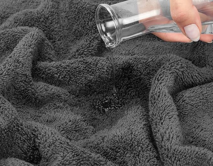 American Soft Linen Luxury 4 Piece Bath Towel Set, 600 GSM 100% Cotton Turkish - Image 6