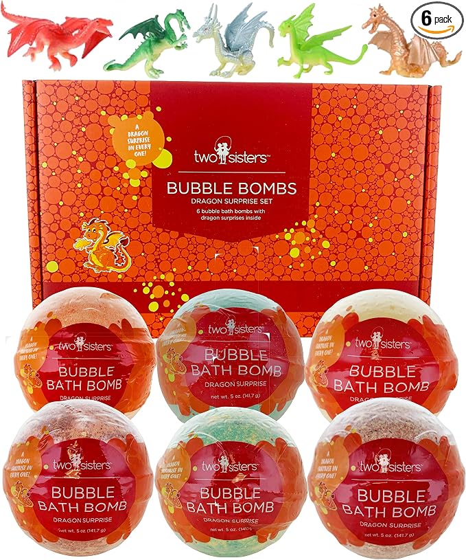 Dragon Bath Bombs for Kids by TwoSisters