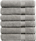 Pleasant Home Bath Towels Set of 6 100% Cotton, 515 GSM | Lightweight, Soft & by PH+Pleasant+Home