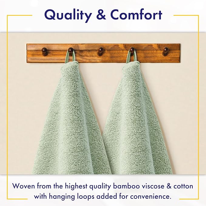 Alusa Home Ultra Soft & Plush Viscose from Bamboo Bath Towels - Image 4