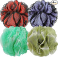 DadyMart Bath Shower Loofah Sponge 60g Bath Mesh Pouf Shower Ball Body Scrubber by DadyMart
