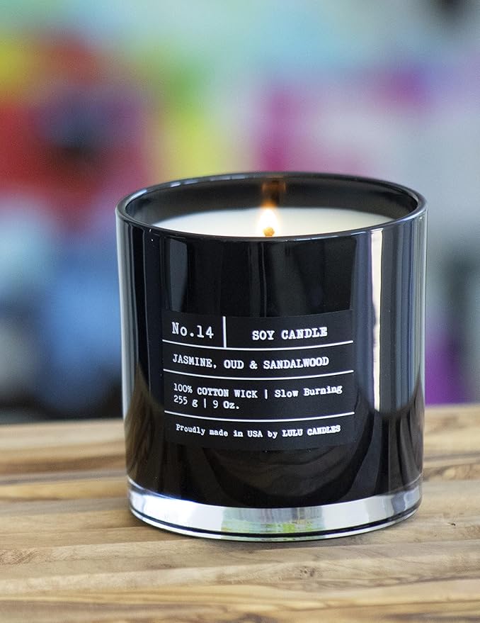 Lulu Candles | Tobacco, Spice & Vanilla | Luxury Scented Soy Jar Candle | Hand - Image 7