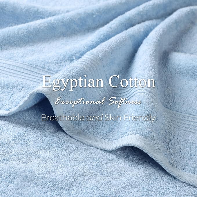 Superior Egyptian Cotton 3-Piece Towel Set, Basic Towels - Image 7