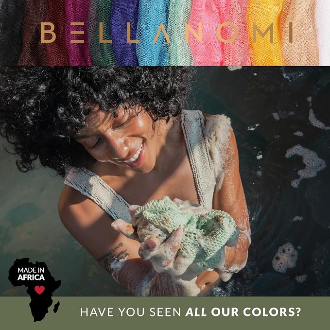 BELLANOMI African Exfoliating Net Sponge, Ethically sourced from Nigeria - Image 8