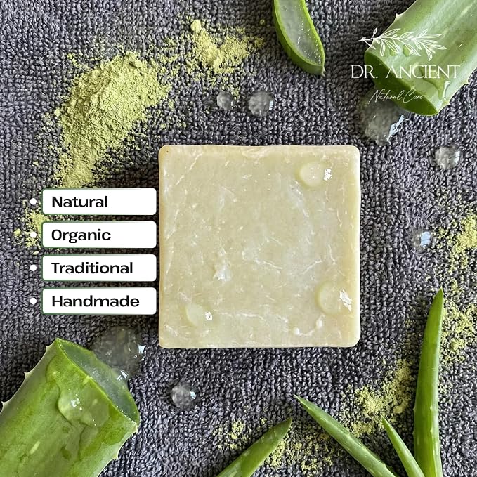 Dr.Ancient Aloe Vera Soap Bar, Organic Soap Bars Handcrafted the Traditional Way - Image 2