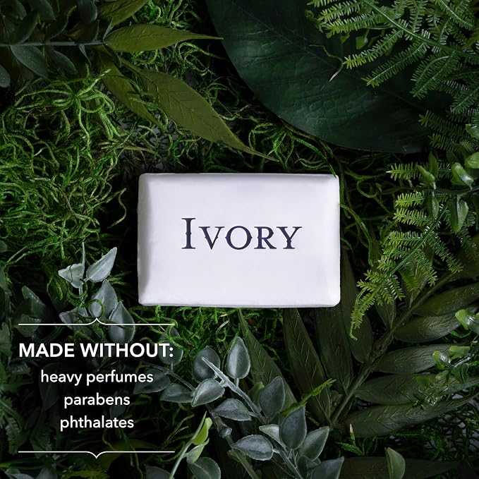 Ivory Body Wash + Gentle Bath Bar Soap Bundle Designed - Image 2