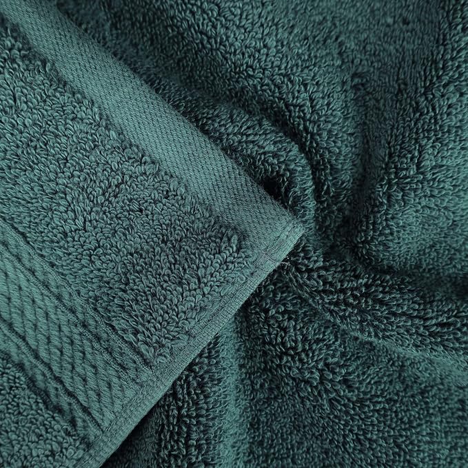 SUPERIOR Egyptian Cotton Pile 8 Piece Towel Set, Includes 2 Bath, 2 Hand - Image 7