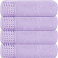 GLAMBURG Ultra Soft 4 Pack Oversized Bath Towel Set 27x54 inches, 100% Cotton by GLAMBURG