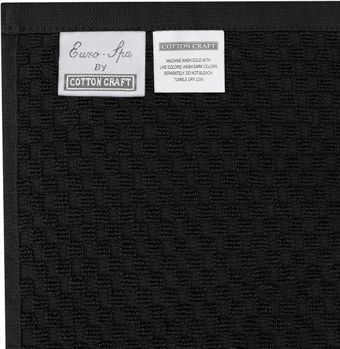 COTTON CRAFT Waffle Bath Towel - Image 7