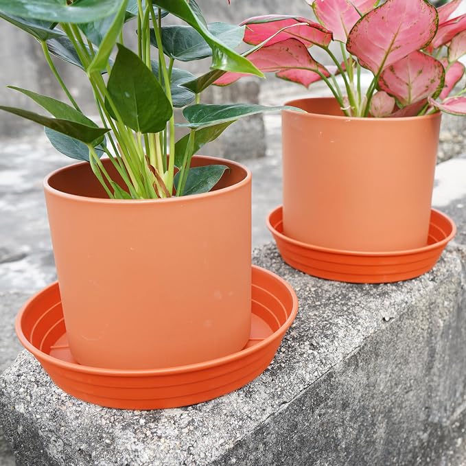 Plant Saucer 6 Inch 4 Pack 6 8 10 12 14 16 18 20 25, Plastic Plant Trays - Image 5