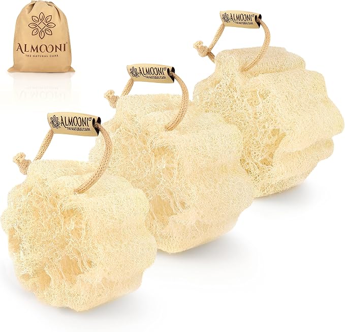 Almooni Mini Natural Loofah Sponge by Almooni