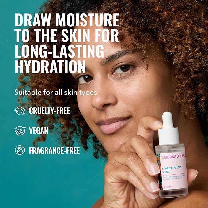 Good Molecules Hyaluronic Acid Serum Pack 2 – 30 ml Each | 1% Hyaluronic Acid - Image 2