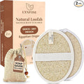 L'Exfose Organic Natural Loofah Body Scrubber by LEXFOSE