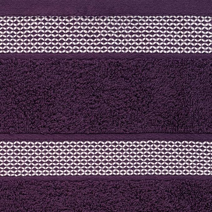 CASA COPENHAGEN Solitaire 6Pcs 100% Egyptian Cotton Large Designer Towels Gift - Image 5