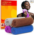 4 Pieces African Net Sponge for Deep Exfoliation – African Net Sponge Authentic by SpiralScgv