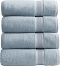 Springtree Home Luxury Bamboo Rayon Bath Towel Set of 4 | 35% Bamboo Rayon by SpringtreeHome