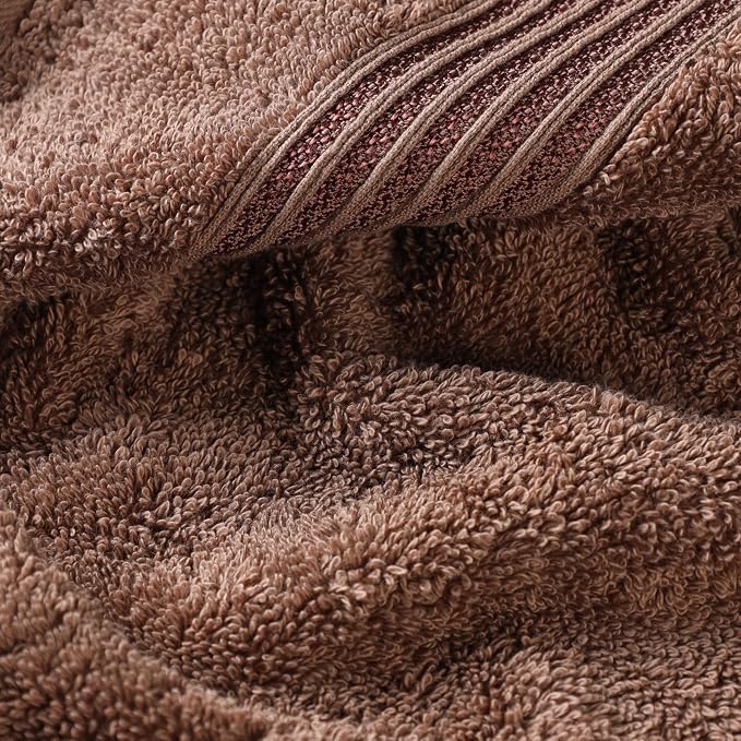 Superior Egyptian Cotton 8-Piece Towel Set, Guest Bath Decor Essentials - Image 6
