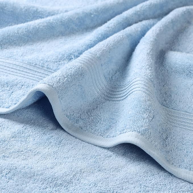 Superior Egyptian Cotton 12-Piece Towel Set, Guest Bath Decor Essentials - Image 3