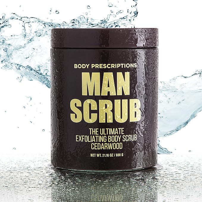 Body Prescriptions Men’s Exfoliating Body Scrub – Ultimate Skin Cleansing Wash - Image 5