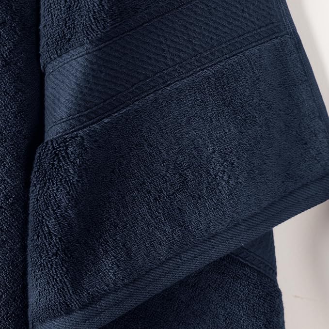 SUPERIOR Egyptian Cotton Pile Bath Towel Set of 2, Ultra Soft Luxury Towels - Image 3