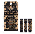 Portland Bee Balm All Natural Handmade Beeswax Based Lip Balm, Unscented 3 Count by PortlandBeeBalm