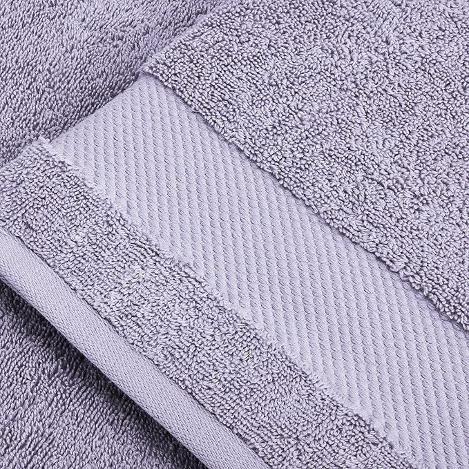 BIOWEAVES 100% Organic Cotton Bath Sheet Set of 2 | Soft Oversized Bath Towels - Image 5