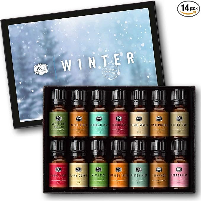 P&J Trading Fragrance Oil Winter Set | Candle Scents by PJTrading