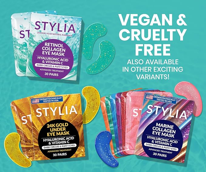 Stylia Under Eye Patches for Puffy Eyes and Dark Circles - Image 7
