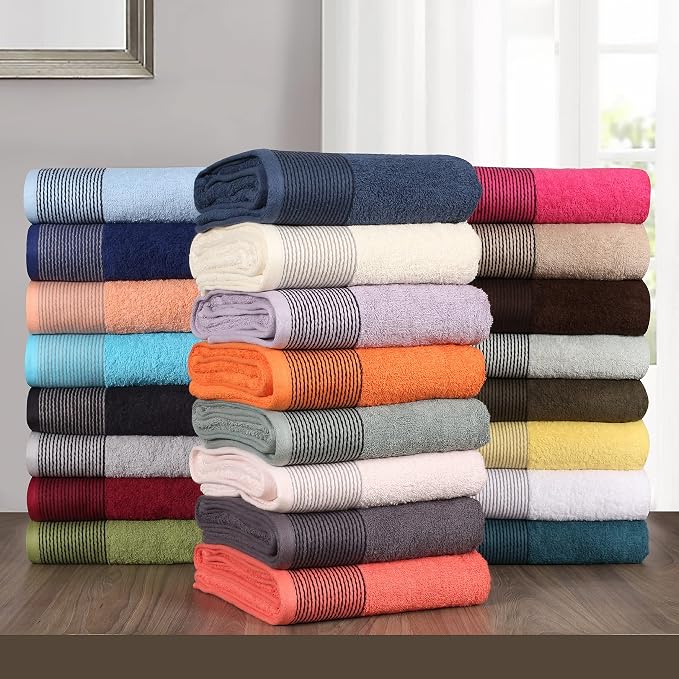 Belizzi Home Ultra Soft 2 Pack Oversized Bath Towel Set 28x55 inche, 100% - Image 5