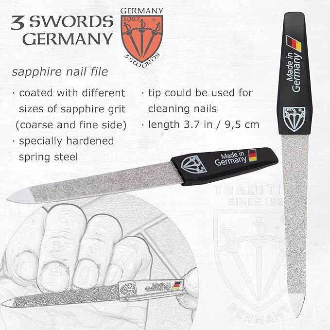3 Swords Germany – Brand Quality fingernail & toenail Clipper, Pedicure Nail - Image 4