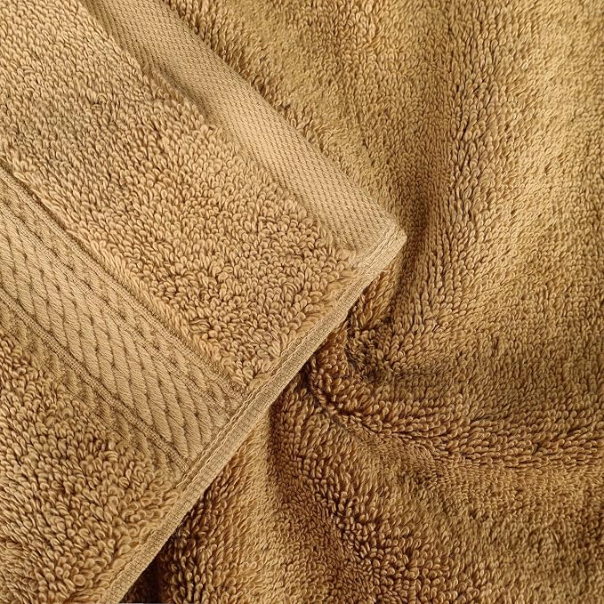 Superior Egyptian Cotton Pile Bath Towel Set of 4, Ultra Soft Luxury Towels - Image 5