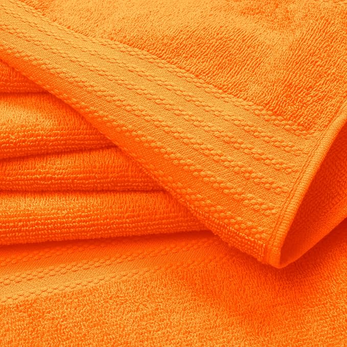 GLAMBURG Ultra Soft 6-Piece Hand Towel Set 16x28-100% Ringspun Cotton - Image 2