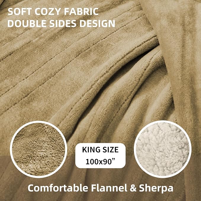 JET'S HOME Heated Blanket King 100"x90" - Image 3