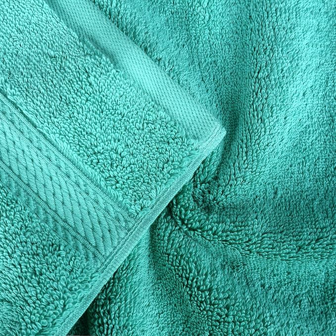 SUPERIOR Egyptian Cotton Pile 8 Piece Towel Set, Includes 2 Bath, 2 Hand - Image 7