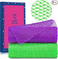 2 Pieces African Net Sponge – Real Authentic Exfoliating Bath Sponges by SpiralScgv