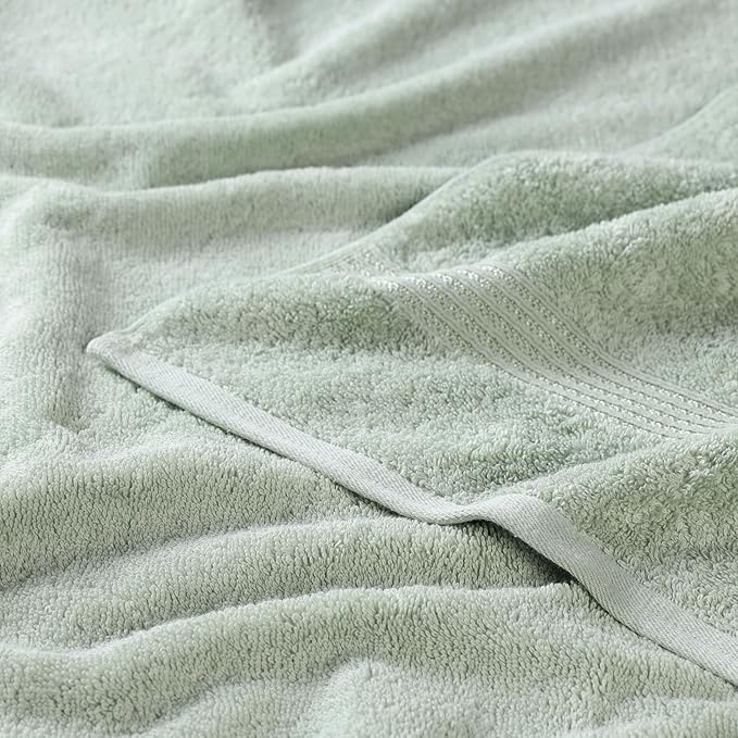 Superior Egyptian Cotton 2-Piece Bath Sheet Towel Set, Oversized Body Towels - Image 4